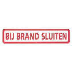 STICKER BIJ BRAND SLUITEN 3X15