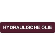 STICKER HYDRAULISCHE OLIE