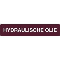 STICKER HYDRAULISCHE OLIE