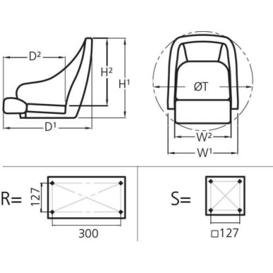 Stoel  Driver  skai white