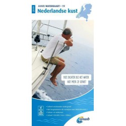 ANWB Waterkaart 19. Nederlandse Kust 2019