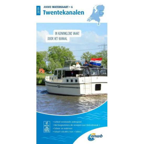 ANWB Waterkaart 6. Twentekanalen 2019