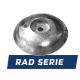 Roerblad anode model  Disc  zink, 140mm, bruto gewicht 1,50kg