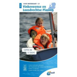 ANWB Waterkaart 21. Vinkeveense en Loosdrechtse Plassen 2019