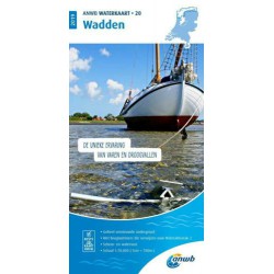 ANWB Waterkaart 20. Wadden 2019