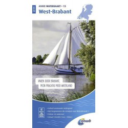 ANWB Waterkaart 13. West-Brabant 2019