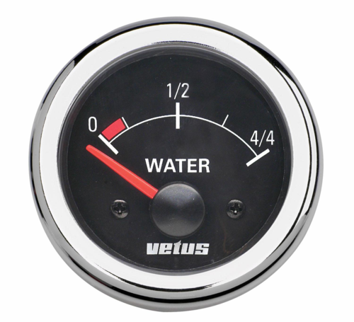 Waterniveaumeter Zwart 12-24V WATERB